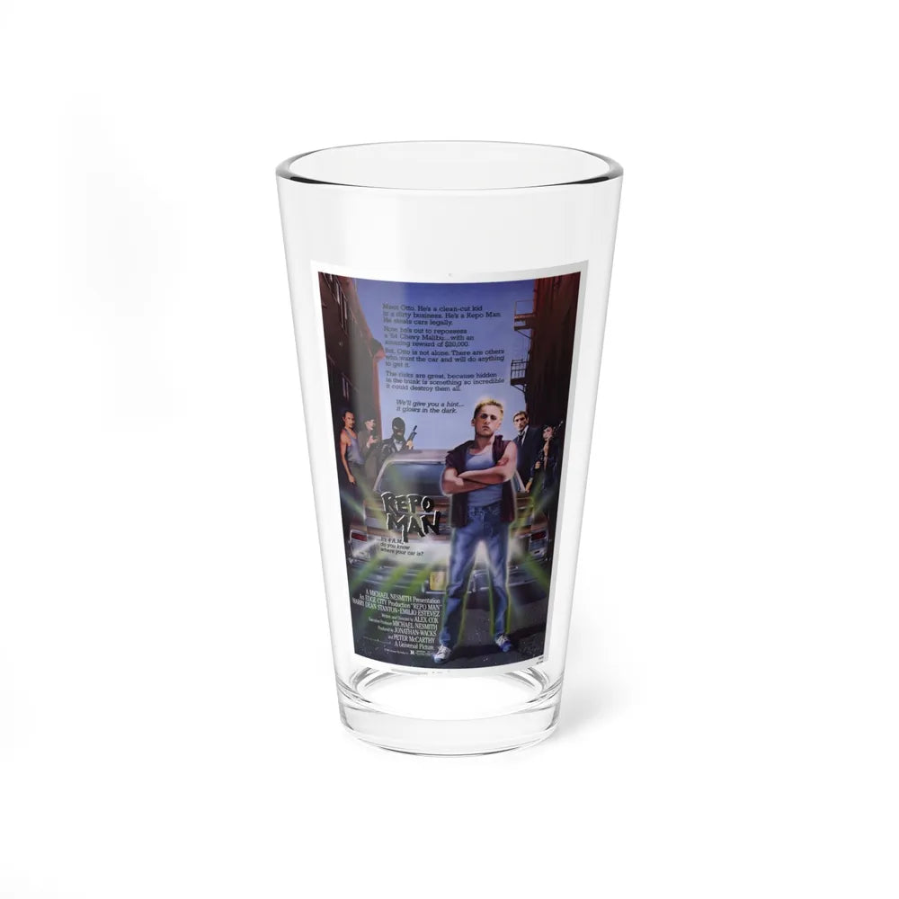 REPO MAN 1984 Movie Poster - Pint Glass 16oz-16oz-Go Mug Yourself