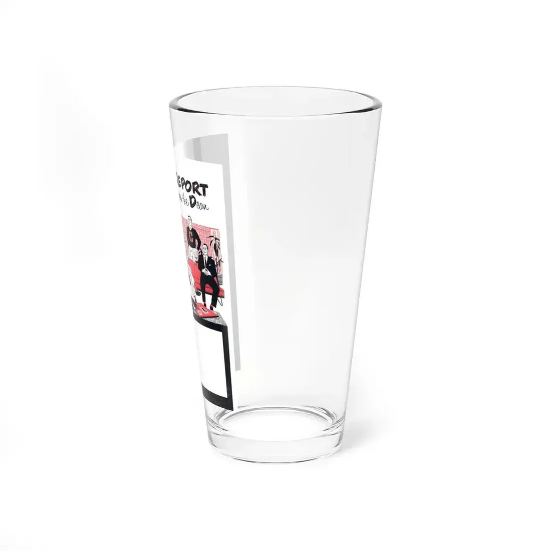 Report from the Dean (1), Bluebook, March 1954 (Magazine Illustration) Pint Glass 16oz - Go Mug Yourself