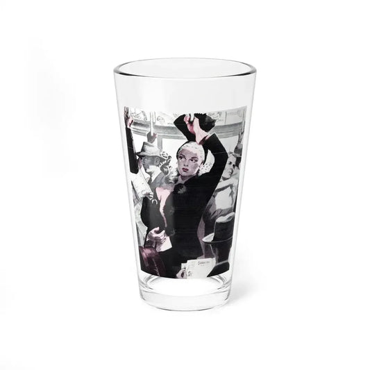 Report on a Certain Blonde, Cosmopolitan, June 1946 (Magazine Illustration) Pint Glass 16oz 16oz - Go Mug Yourself
