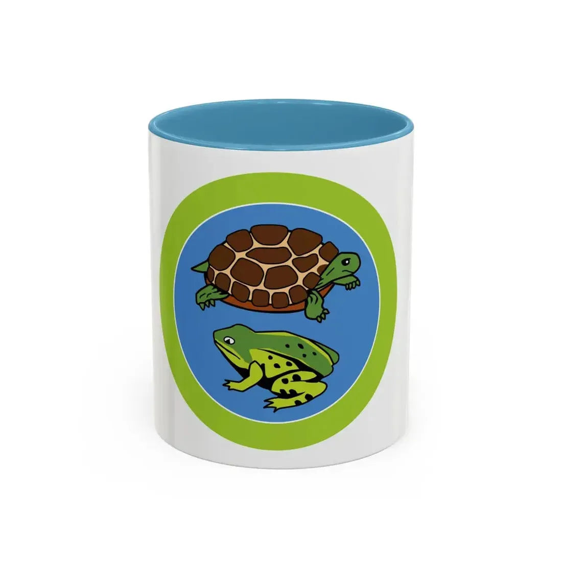Reptile And Amphibian Study (Boy Scout Merit Badge) Accent Coffee Mug 11oz Light Blue - Go Mug Yourself