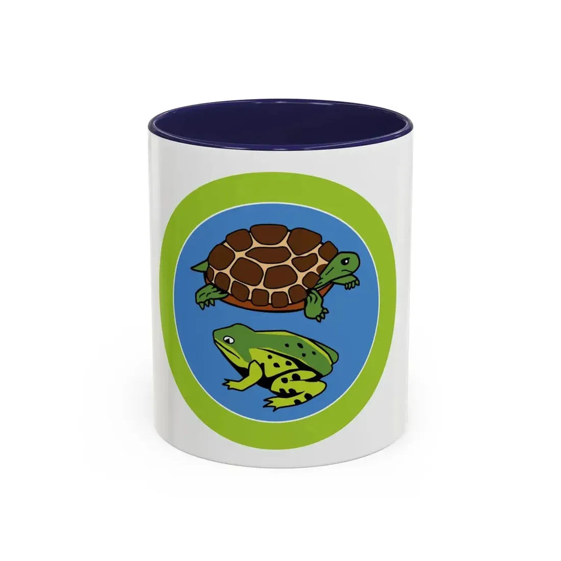 Reptile And Amphibian Study (Boy Scout Merit Badge) Accent Coffee Mug 11oz Navy - Go Mug Yourself