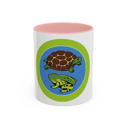 Reptile And Amphibian Study (Boy Scout Merit Badge) Accent Coffee Mug 11oz Pink - Go Mug Yourself