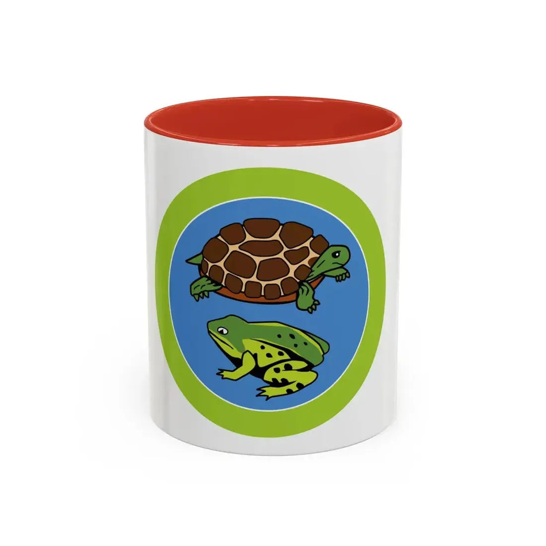 Reptile And Amphibian Study (Boy Scout Merit Badge) Accent Coffee Mug 11oz Red - Go Mug Yourself
