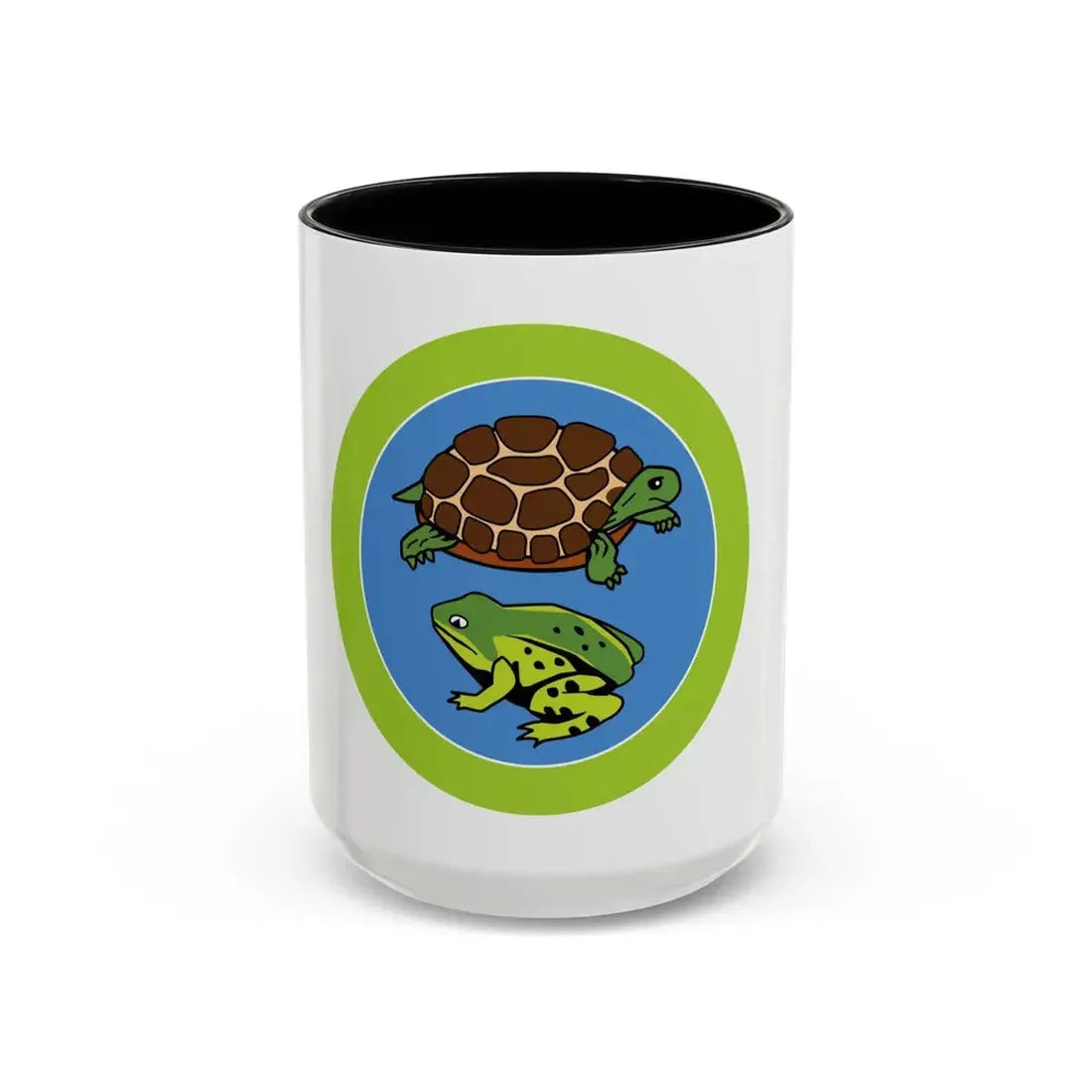 Reptile And Amphibian Study (Boy Scout Merit Badge) Accent Coffee Mug 15oz Black - Go Mug Yourself