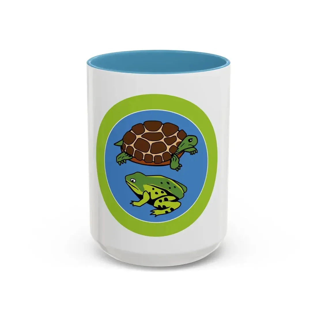 Reptile And Amphibian Study (Boy Scout Merit Badge) Accent Coffee Mug 15oz Light Blue - Go Mug Yourself