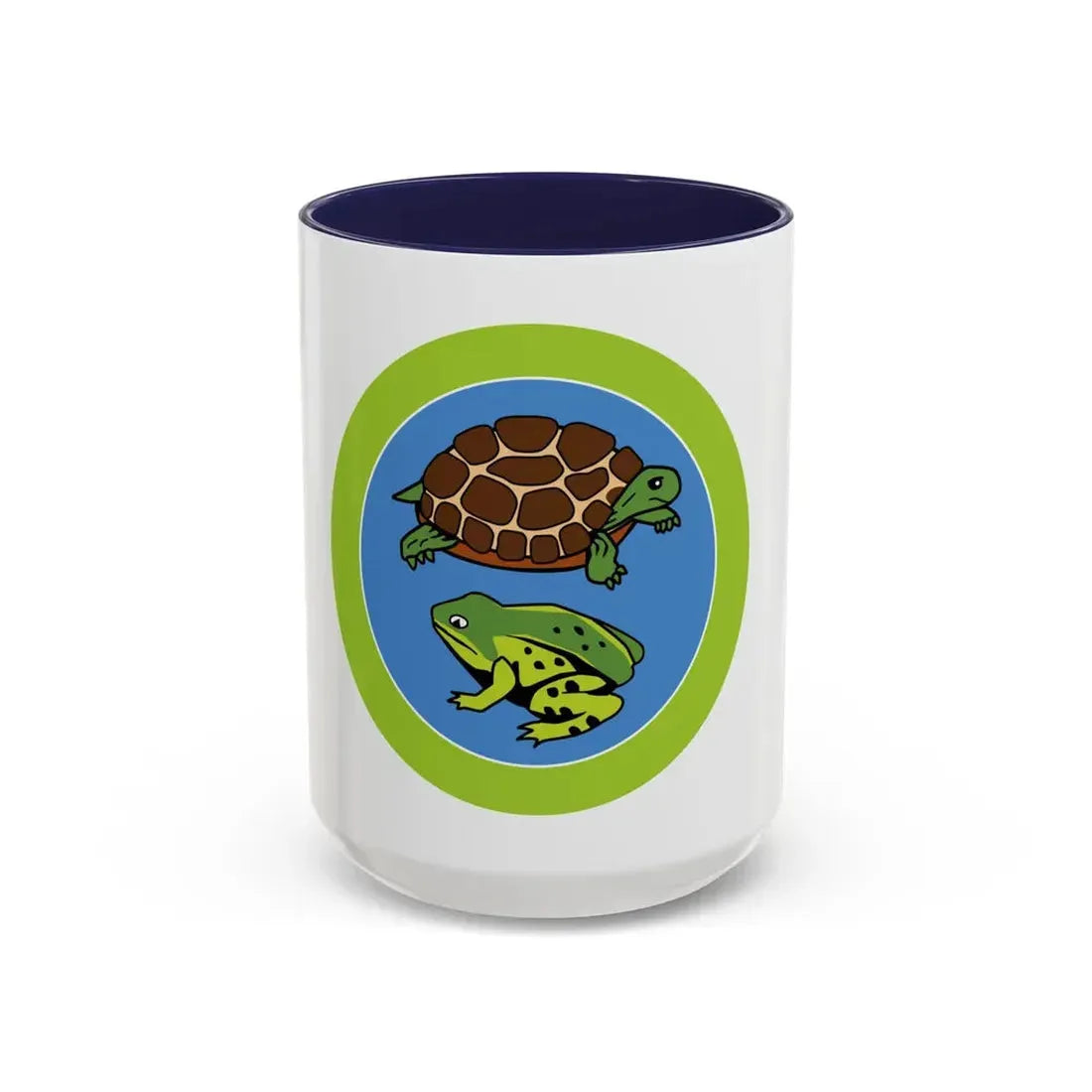 Reptile And Amphibian Study (Boy Scout Merit Badge) Accent Coffee Mug 15oz Navy - Go Mug Yourself