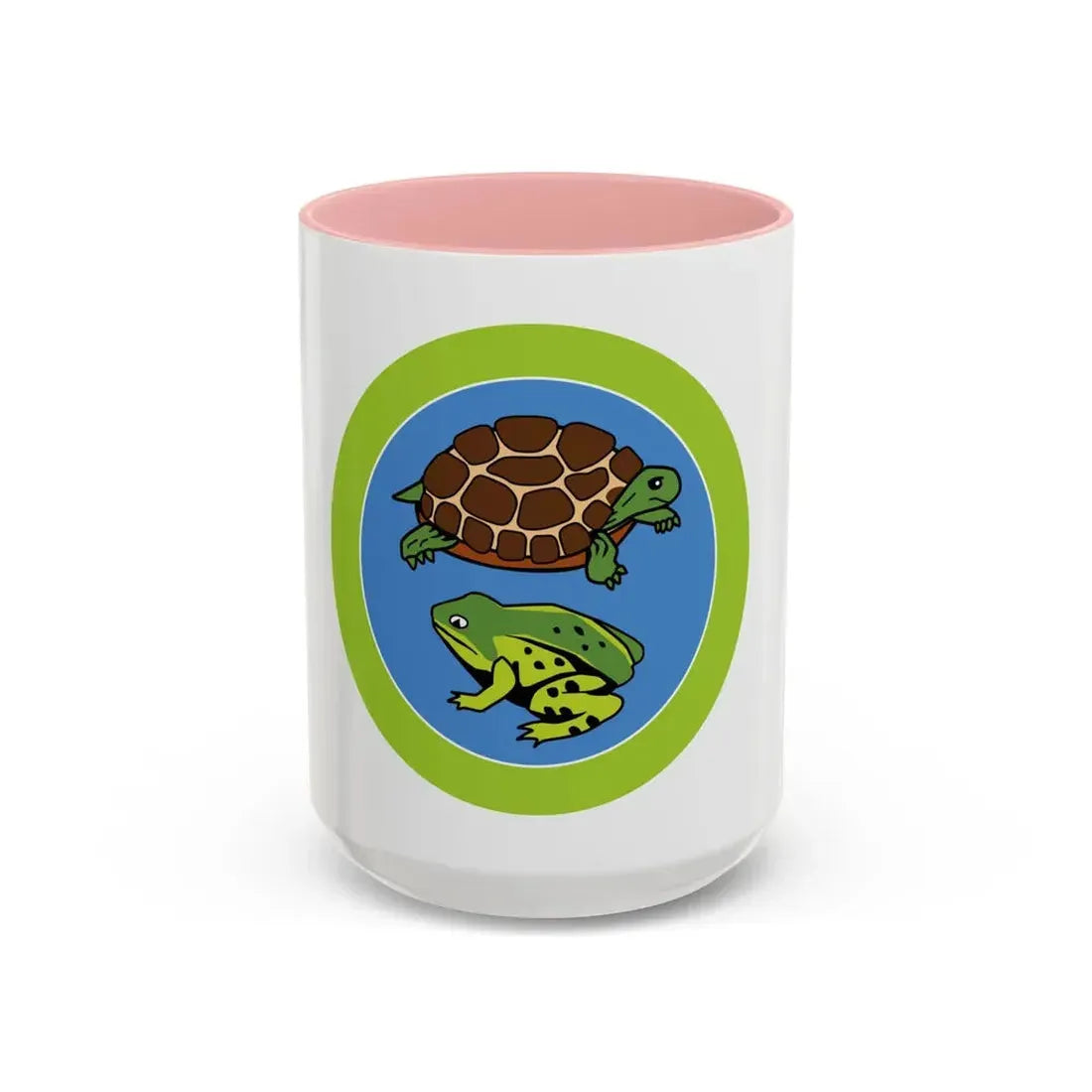 Reptile And Amphibian Study (Boy Scout Merit Badge) Accent Coffee Mug 15oz Pink - Go Mug Yourself