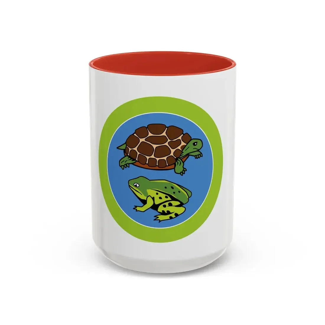 Reptile And Amphibian Study (Boy Scout Merit Badge) Accent Coffee Mug 15oz Red - Go Mug Yourself