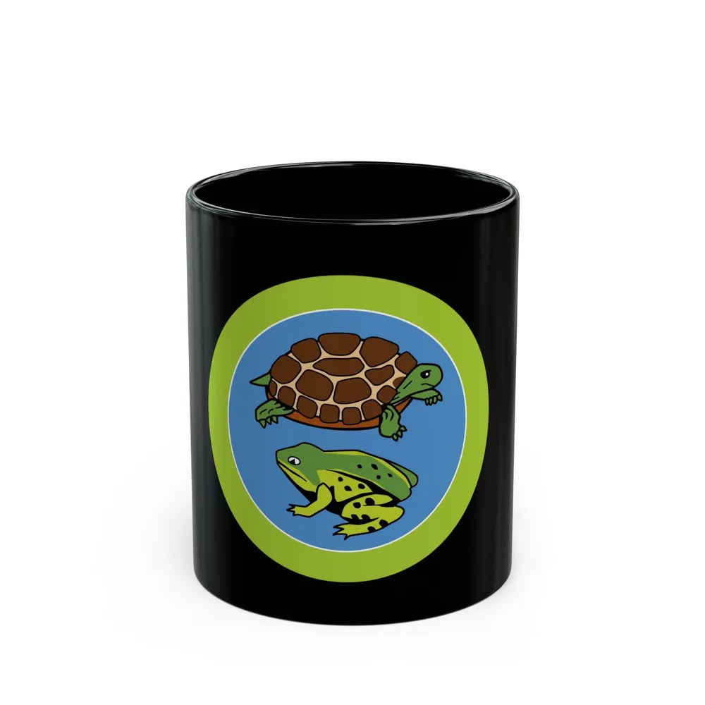 Reptile And Amphibian Study (Boy Scout Merit Badge) Black Coffee Mug-11oz-Go Mug Yourself