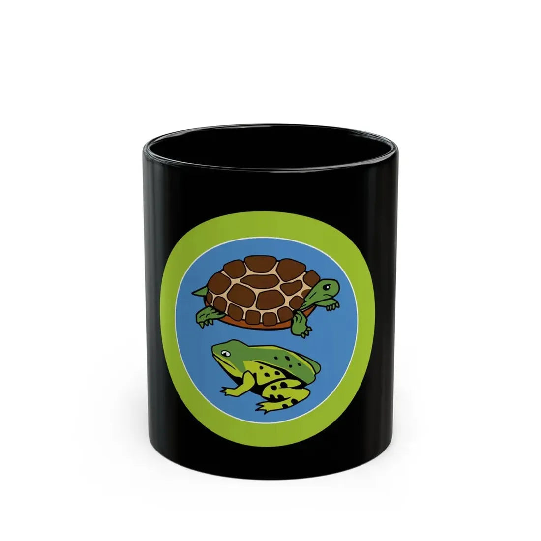 Reptile And Amphibian Study (Boy Scout Merit Badge) Black Coffee Mug 11oz - Go Mug Yourself