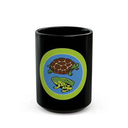 Reptile And Amphibian Study (Boy Scout Merit Badge) Black Coffee Mug-15oz-Go Mug Yourself