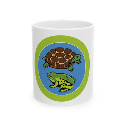 Reptile And Amphibian Study (Boy Scout Merit Badge) White Coffee Mug-11oz-Go Mug Yourself