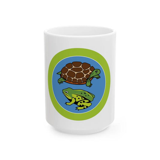 Reptile And Amphibian Study (Boy Scout Merit Badge) White Coffee Mug-15oz-Go Mug Yourself