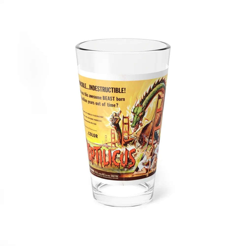 REPTILICUS (2) 1961 Movie Poster - Pint Glass 16oz-16oz-Go Mug Yourself