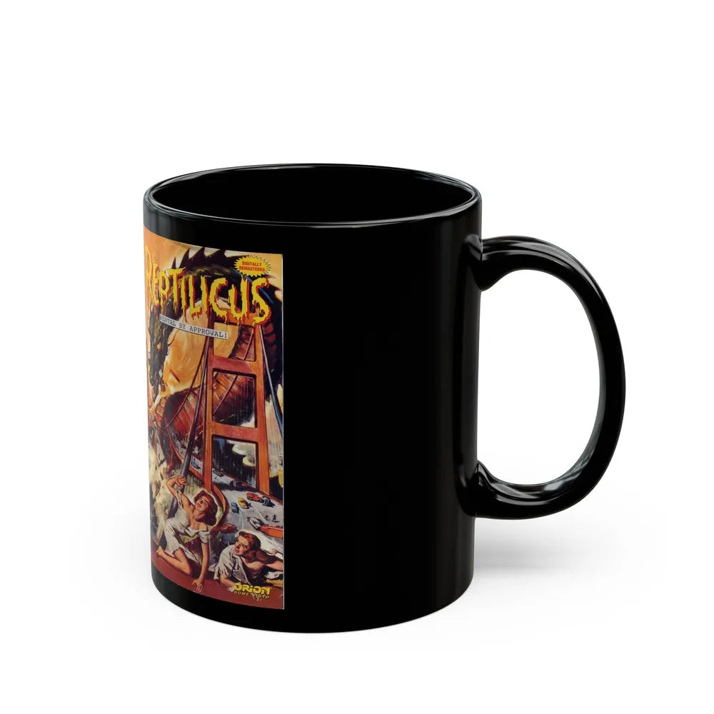 REPTILICUS (VHS COVER) - Black Coffee Mug-Go Mug Yourself