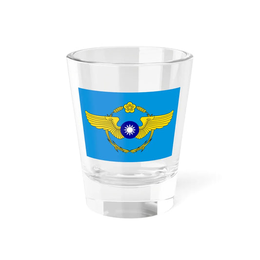 Republic of China Air Forces Flag 1948 (China) Shot Glass 1.5oz 1.5oz - Go Mug Yourself