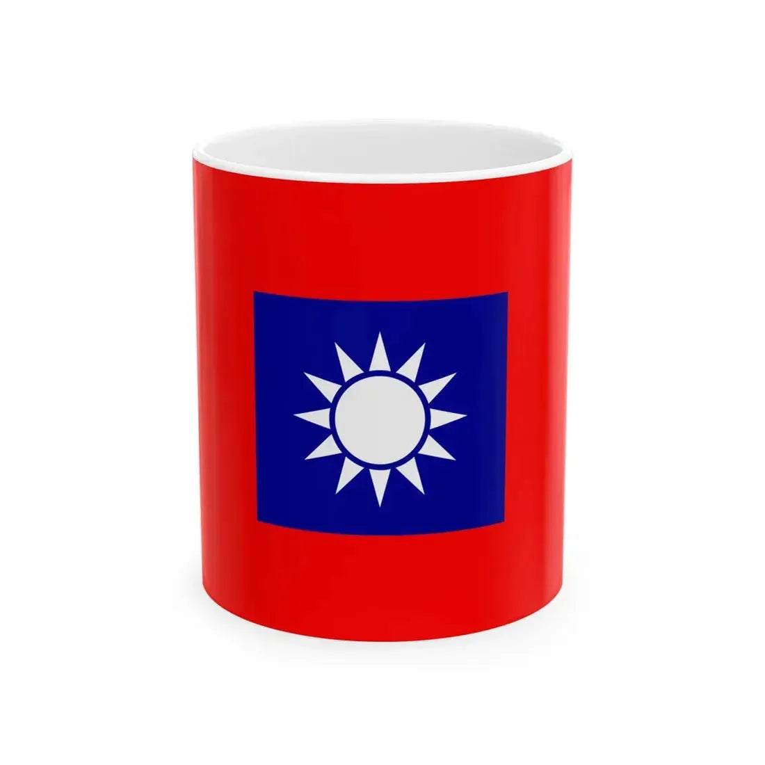 Republic of China Army Flag 1953 (China) White Coffee Mug 11oz - Go Mug Yourself
