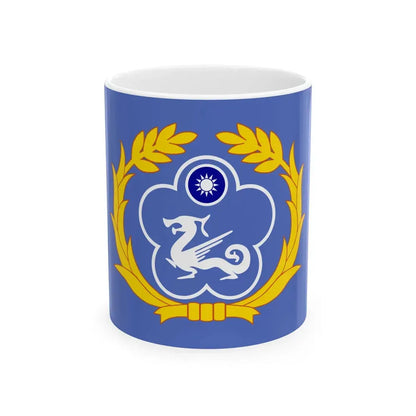 Republic of China Coast Guard ROCCG Flag (China) White Coffee Mug 11oz - Go Mug Yourself