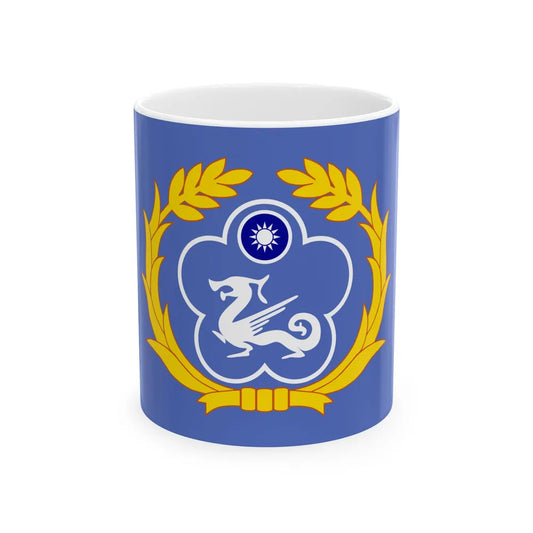 Republic of China Coast Guard ROCCG Flag (China) White Coffee Mug 11oz - Go Mug Yourself