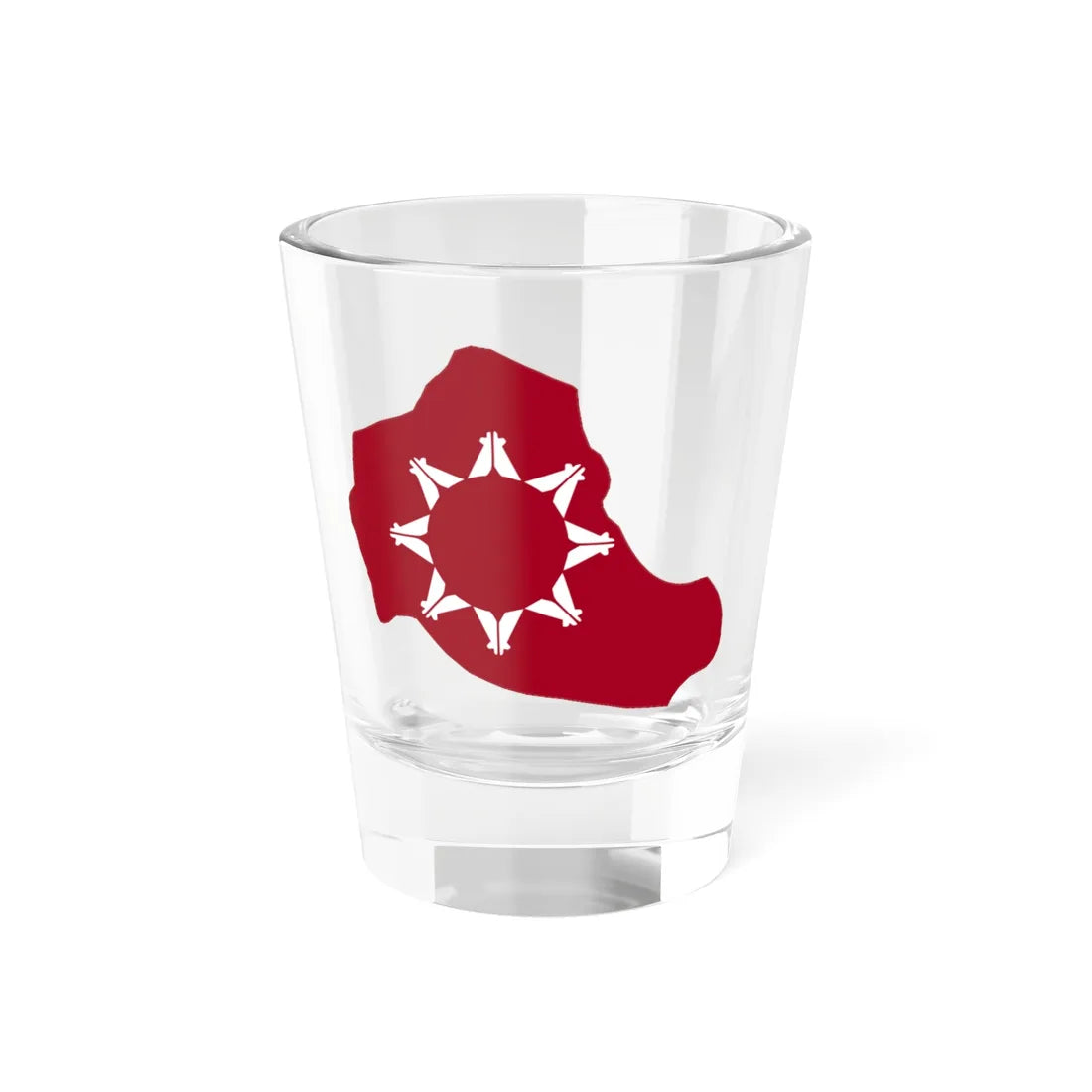 Republic of Lakotah flag map (United States) Shot Glass 1.5oz 1.5oz - Go Mug Yourself