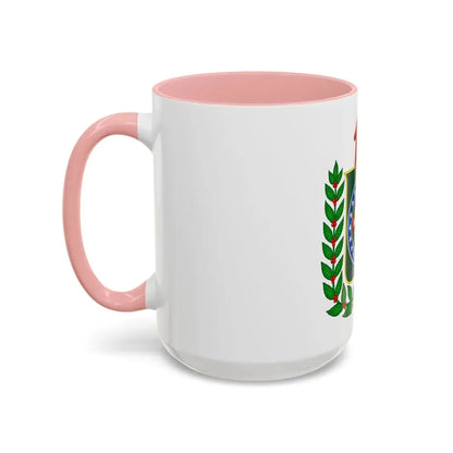 Republican Convention Brazil Emblem - Accent Coffee Mug - Go Mug Yourself