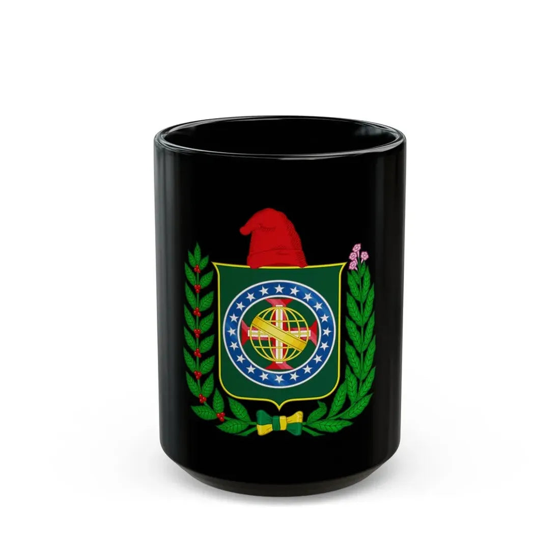 Republican Convention Brazil Emblem - Black Coffee Mug 15oz - Go Mug Yourself
