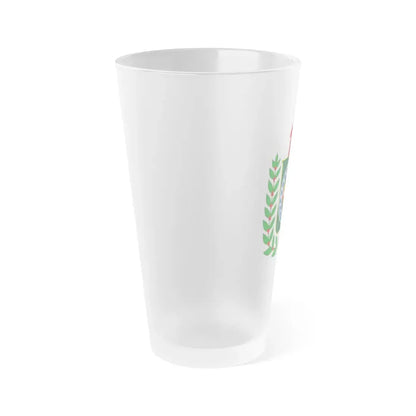 Republican Convention Brazil Emblem - Frosted Pint Glass 16oz - Go Mug Yourself