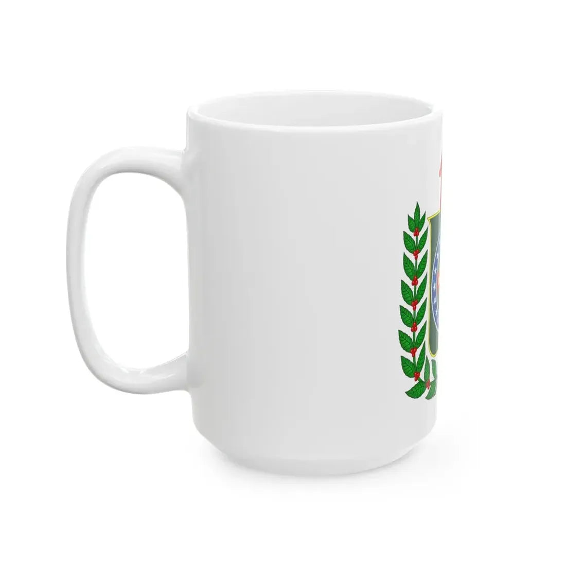Republican Convention Brazil Emblem - White Coffee Mug - Go Mug Yourself