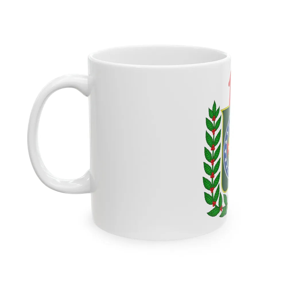 Republican Convention Brazil Emblem - White Coffee Mug-Go Mug Yourself