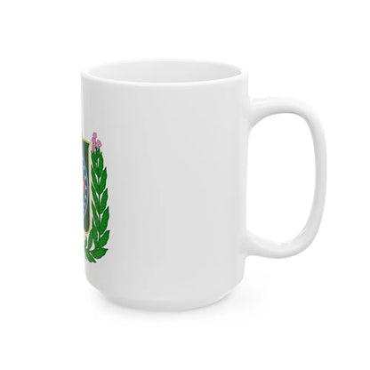 Republican Convention Brazil Emblem - White Coffee Mug-Go Mug Yourself