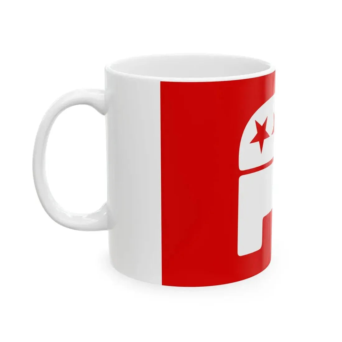 Republican Party USA Flag (United States) White Coffee Mug - Go Mug Yourself