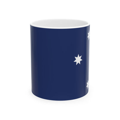 Republican Socialist Leagues Proposal 1956 Australian Flag Proposal (Australia) White Coffee Mug-11oz-Go Mug Yourself