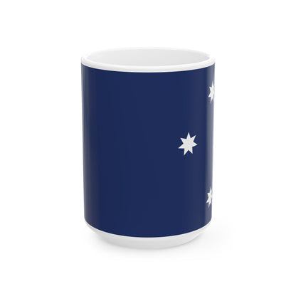 Republican Socialist Leagues Proposal 1956 Australian Flag Proposal (Australia) White Coffee Mug-15oz-Go Mug Yourself