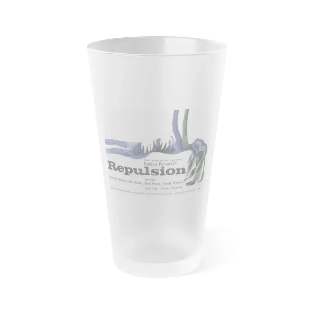 REPULSION 1965 Movie Poster - Frosted Pint Glass 16oz Default Title - Go Mug Yourself
