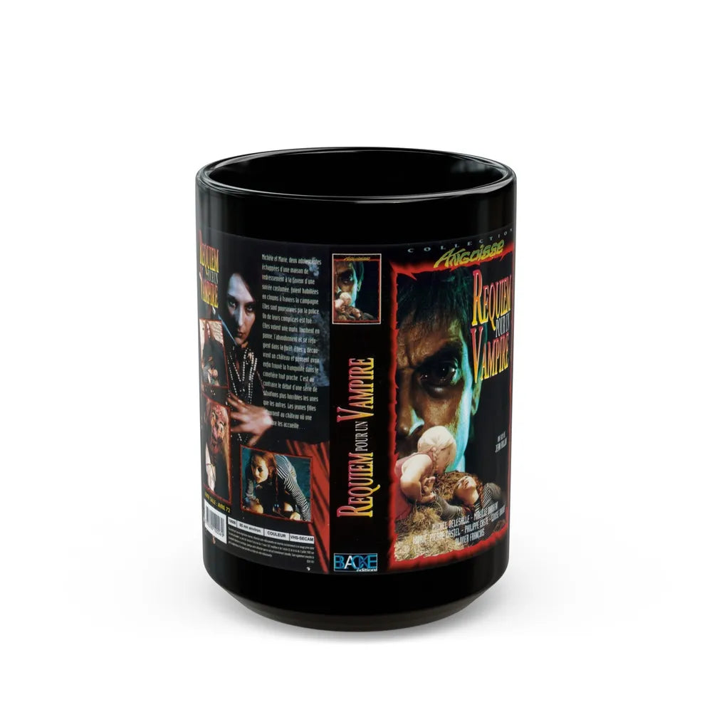 REQUIEM POUR UN VAMPIRE VERSION2 (VHS COVER) - Black Coffee Mug-15oz-Go Mug Yourself