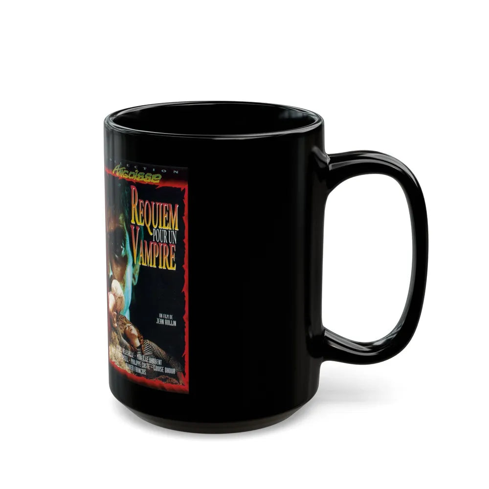 REQUIEM POUR UN VAMPIRE VERSION2 (VHS COVER) - Black Coffee Mug-Go Mug Yourself