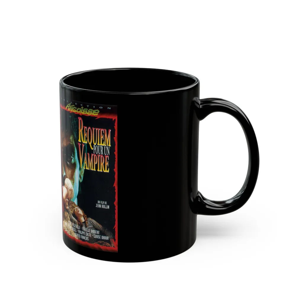 REQUIEM POUR UN VAMPIRE VERSION2 (VHS COVER) - Black Coffee Mug-Go Mug Yourself