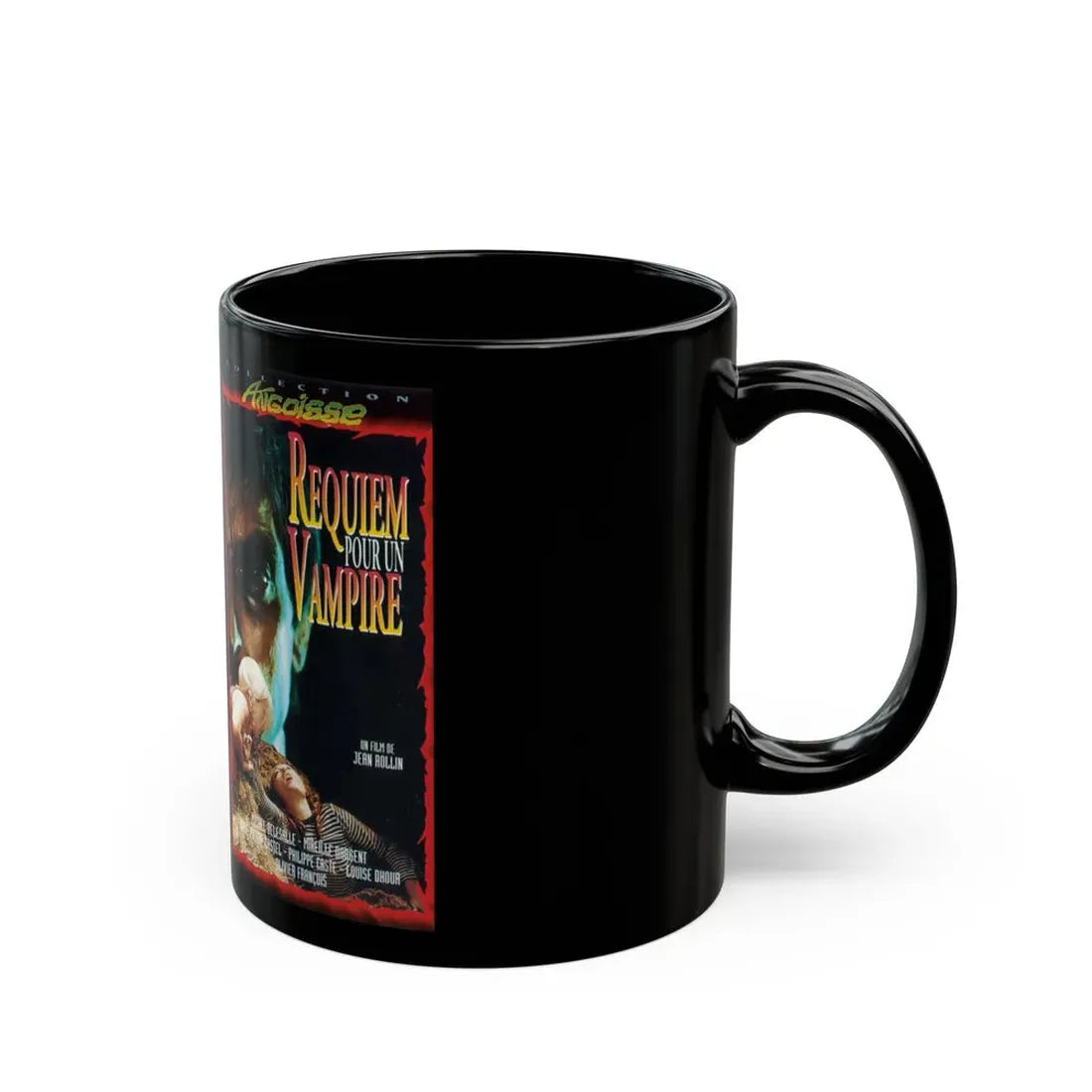 REQUIEM POUR UN VAMPIRE VERSION2 (VHS COVER) - Black Coffee Mug - Go Mug Yourself