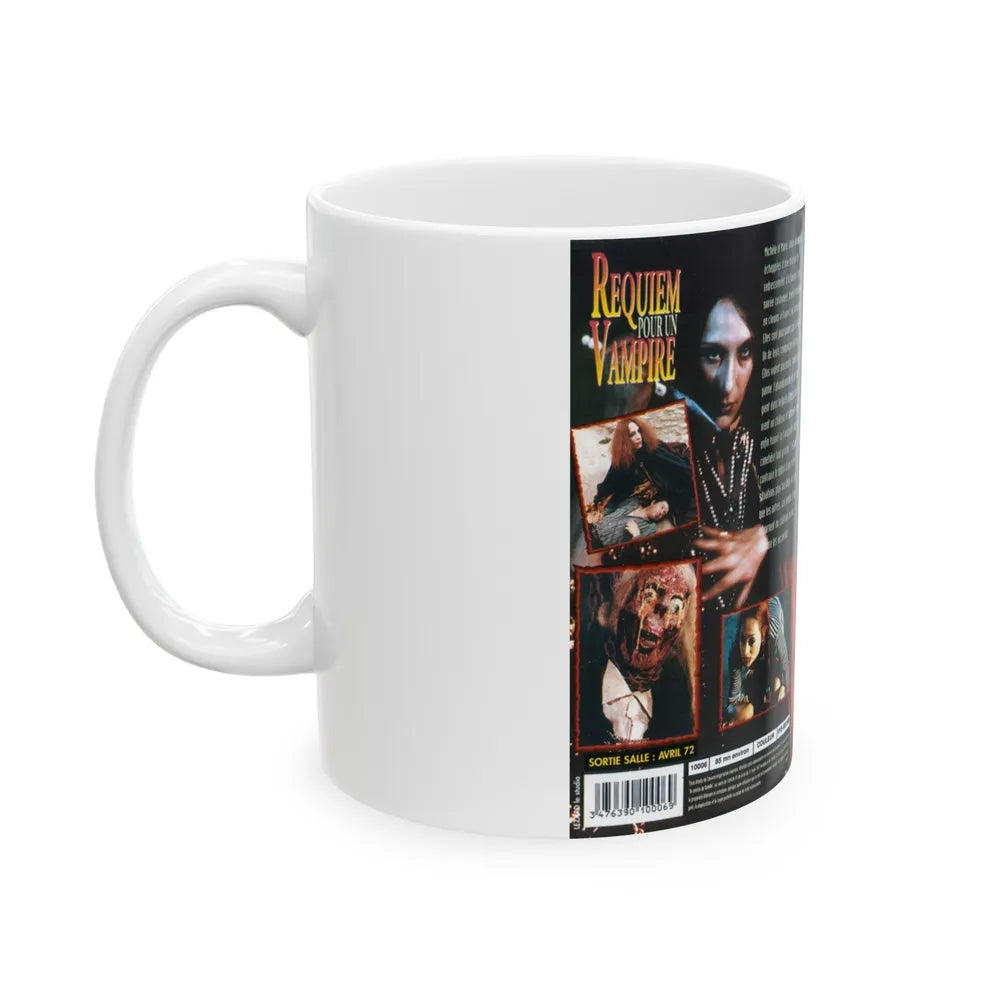 REQUIEM POUR UN VAMPIRE VERSION2 (VHS COVER) - White Coffee Mug-Go Mug Yourself