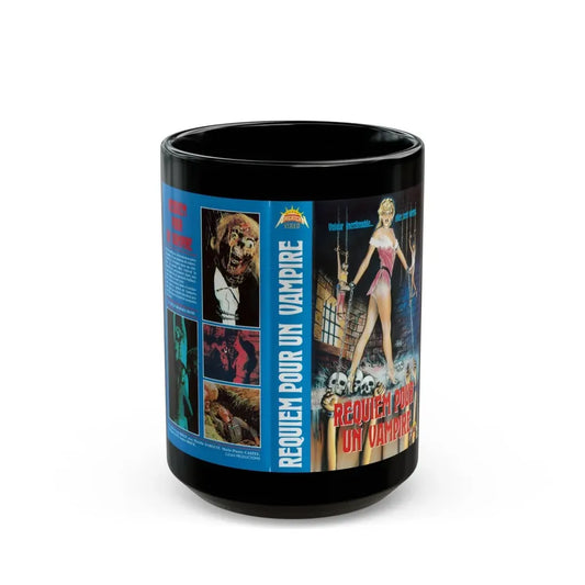REQUIEM POUR UN VAMPIRE (VHS COVER) - Black Coffee Mug 15oz - Go Mug Yourself