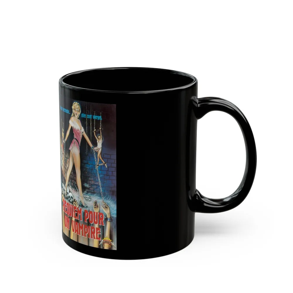 REQUIEM POUR UN VAMPIRE (VHS COVER) - Black Coffee Mug-Go Mug Yourself