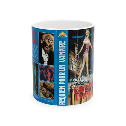 REQUIEM POUR UN VAMPIRE (VHS COVER) - White Coffee Mug 11oz - Go Mug Yourself