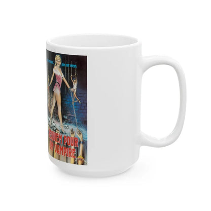 REQUIEM POUR UN VAMPIRE (VHS COVER) - White Coffee Mug-Go Mug Yourself