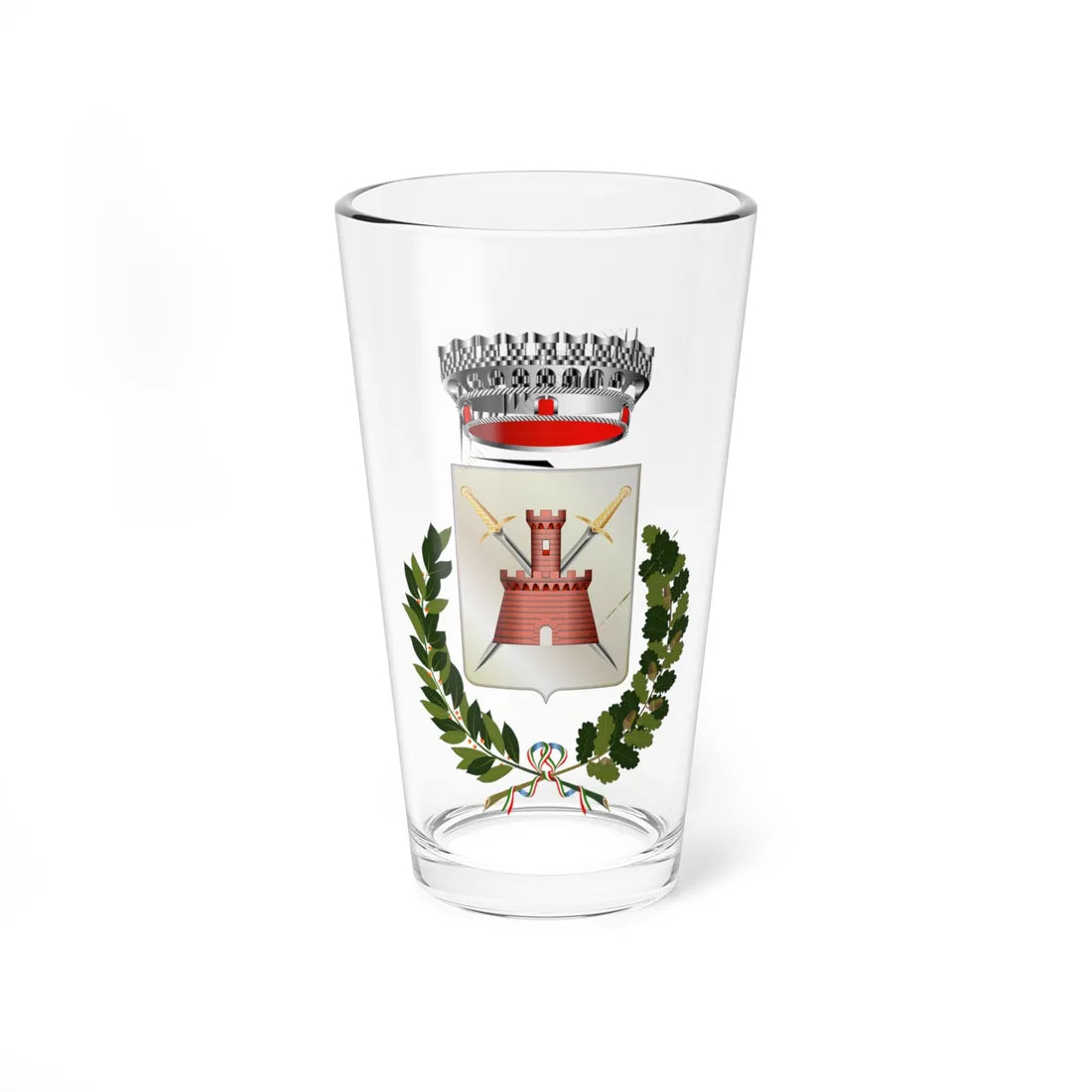 Resana coat of arms (Italy) (Coat of Arms) Pint Glass 16oz 16oz - Go Mug Yourself