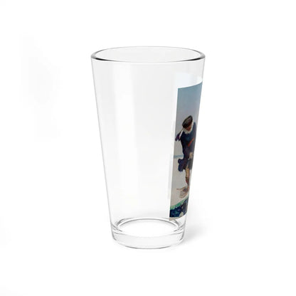 Rescue Dog Team and U.S. Mail, Popular Magazine cover, December 1915 (Magazine Illustration) Pint Glass 16oz-Go Mug Yourself