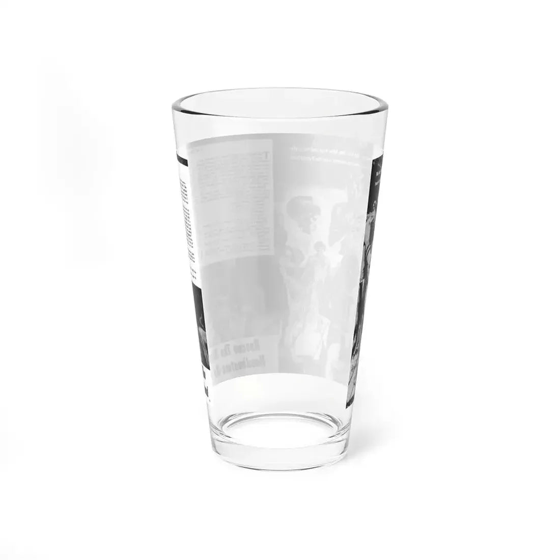 Rescue The Blonde From The Headhunters, True Men Stories, February 1972 (Magazine Illustration) Pint Glass 16oz - Go Mug Yourself