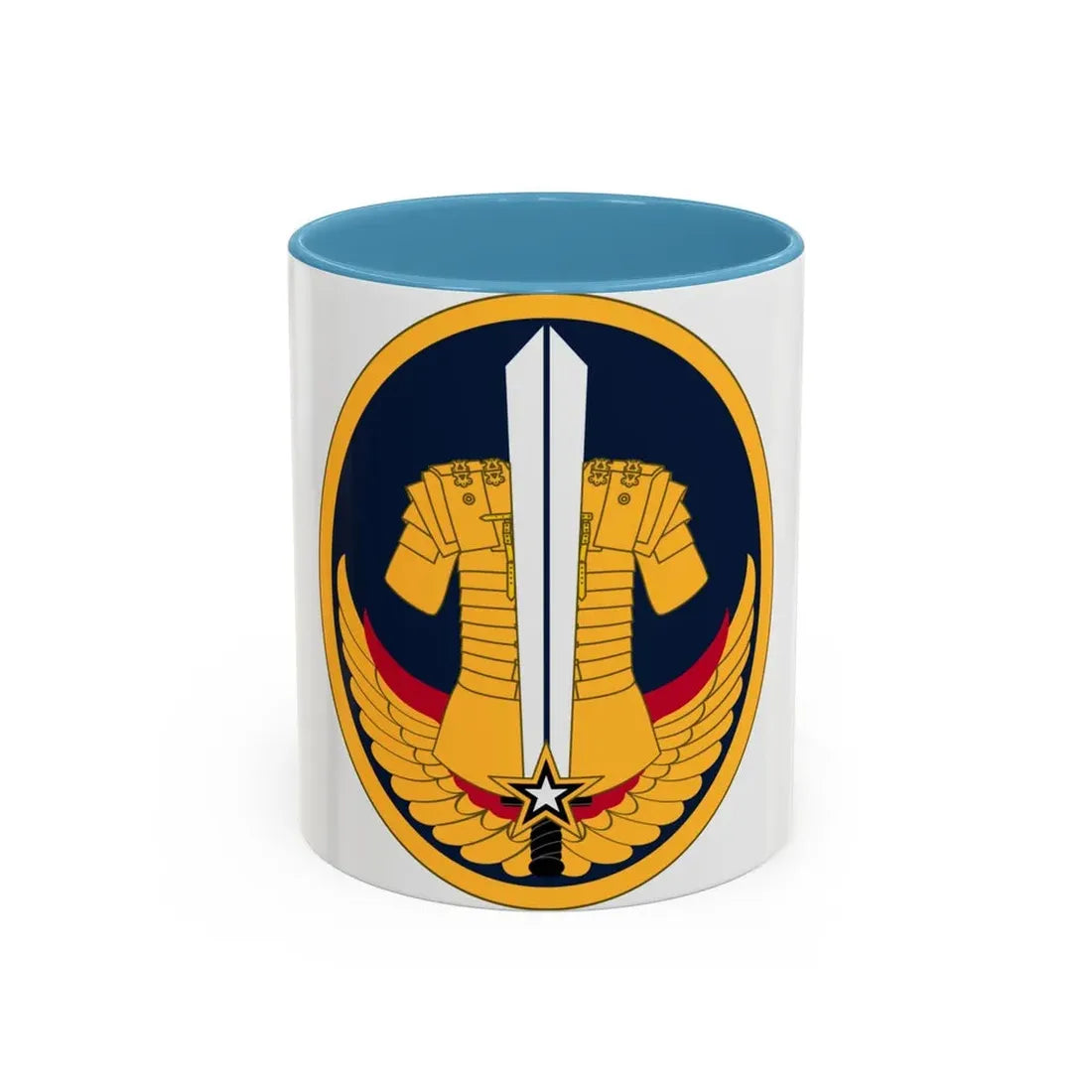 Reserve Careers Division (U.S. Army) Accent Coffee Mug 11oz Light Blue - Go Mug Yourself