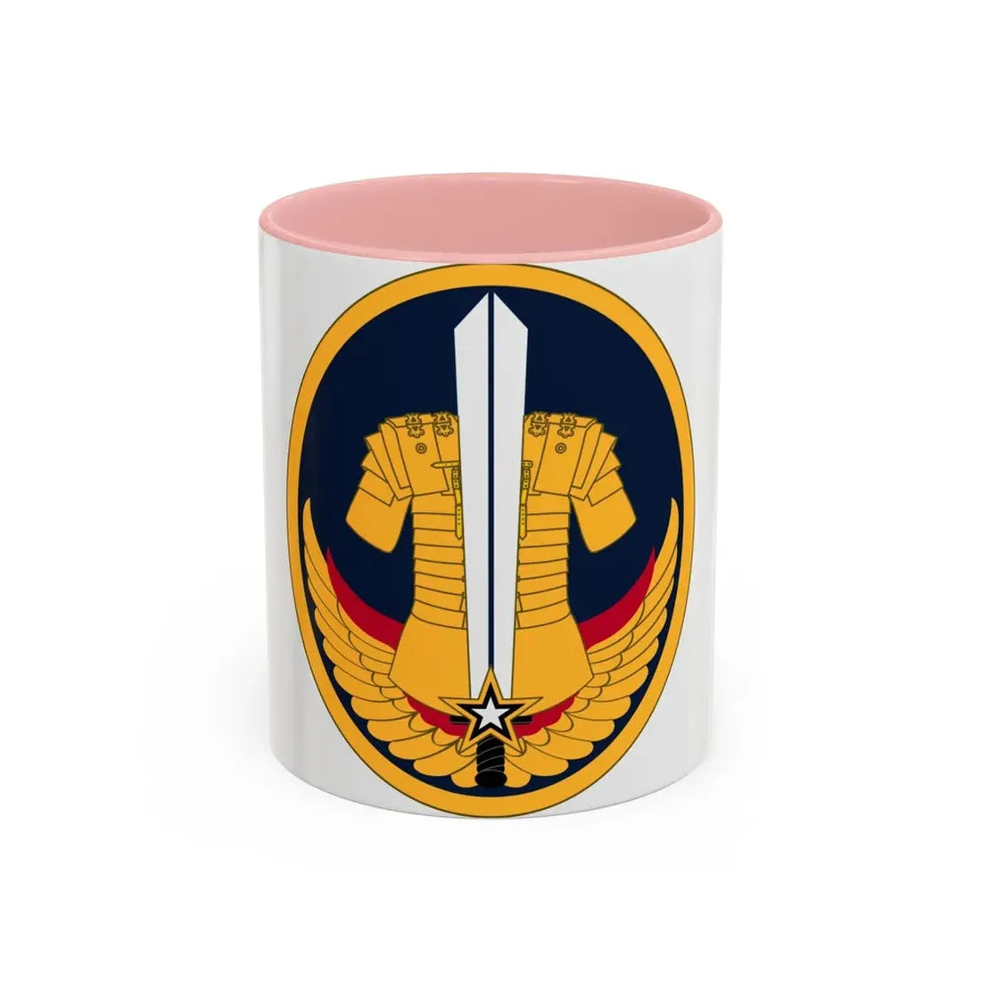 Reserve Careers Division (U.S. Army) Accent Coffee Mug 11oz Pink - Go Mug Yourself