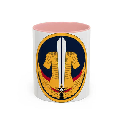 Reserve Careers Division (U.S. Army) Accent Coffee Mug 11oz Pink - Go Mug Yourself