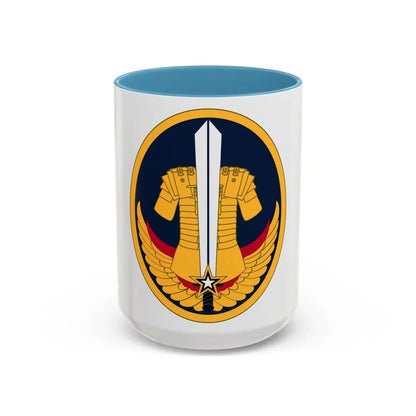 Reserve Careers Division (U.S. Army) Accent Coffee Mug 15oz Light Blue - Go Mug Yourself